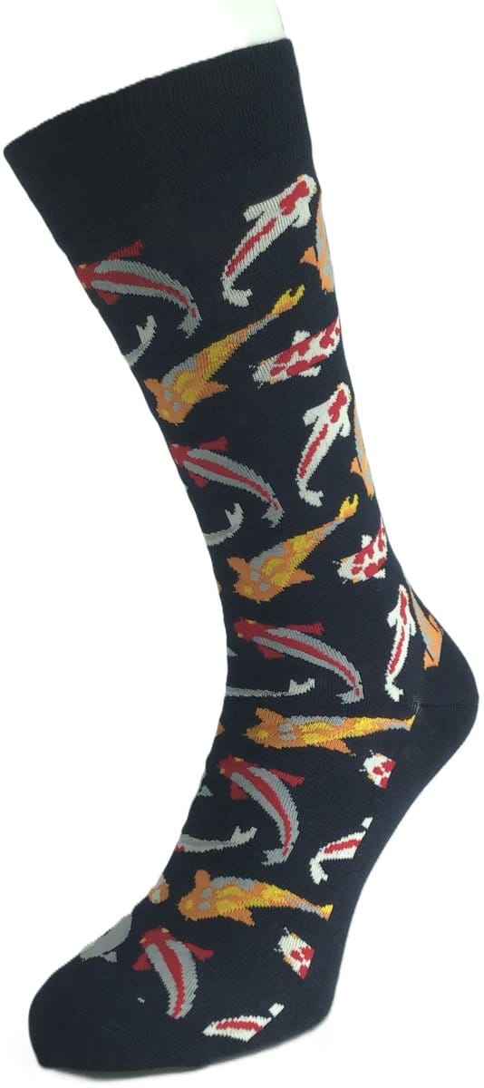Bonnie Doon Sokken Koi Carps Dark Blue BT992146
