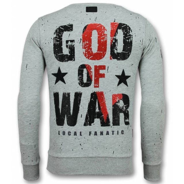 Skull Trui - God of War Heren Sweater - Grijs