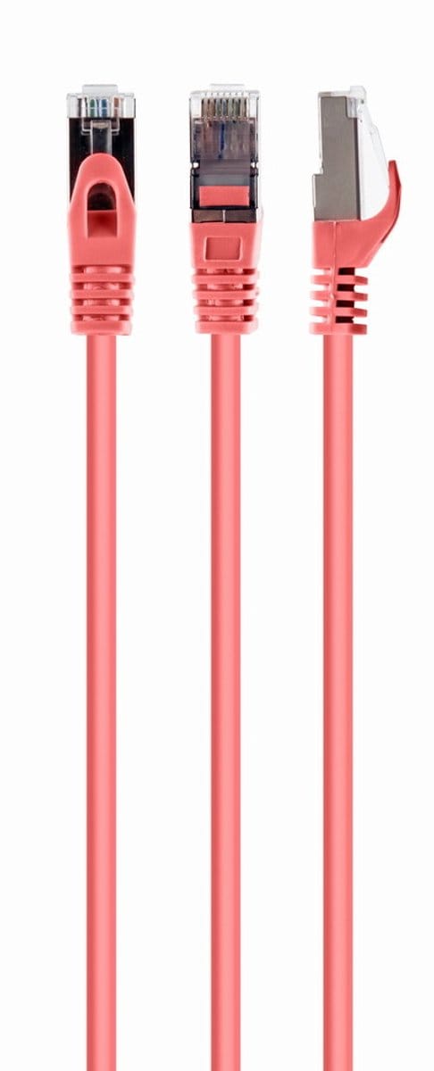 FTP Cat6 patchkabel, 3 m, roze