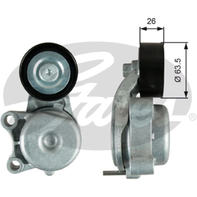 Spanpoelie, V-riem GATES T39343