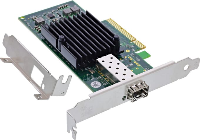 InLine® 10 Gigabit netwerkkaart, 1x SFP+, PCIe x8