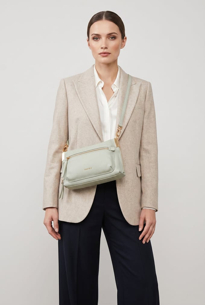Coccinelle hyle Celadon Green Taglia: OS | Borse a mano Outlet | Donna | Verde