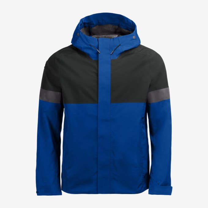 FHB LUCA Regenjas 78136 - Korenblauw-Zwart - XL