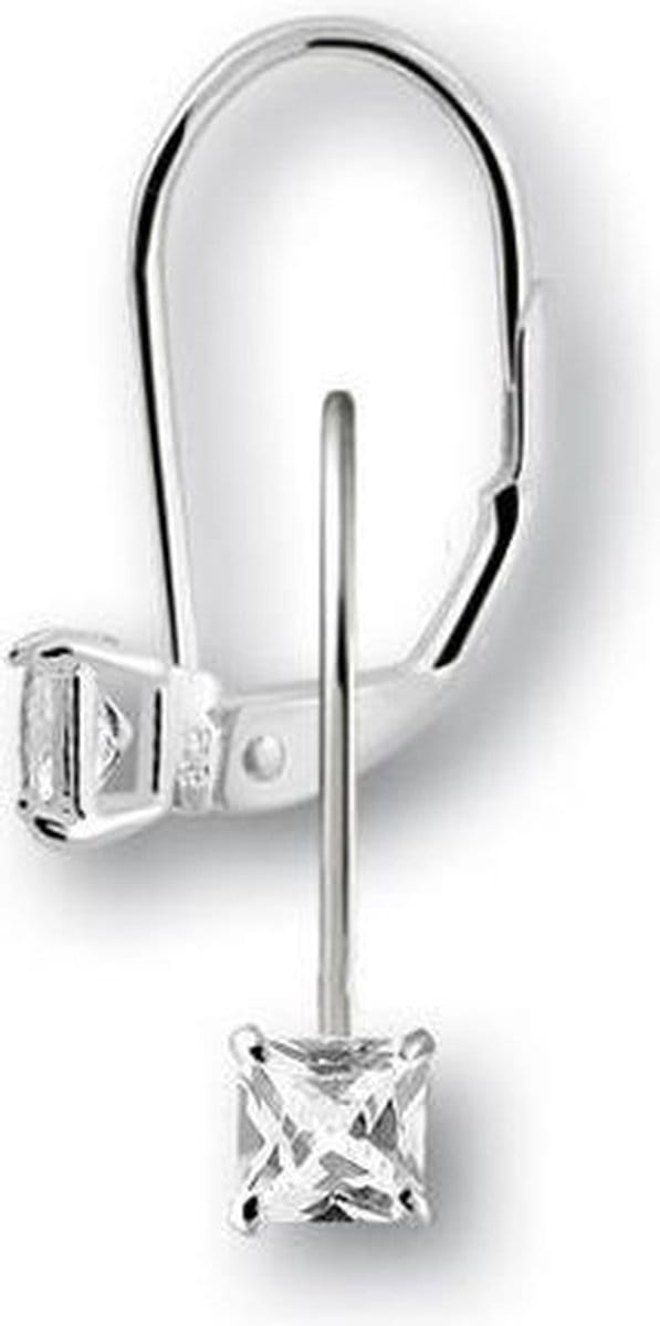 Montebello Oorbellen Mona S - Zilver Gerhodineerd - ∅6mm - 15mm