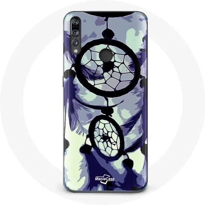 Coque pour Huawei p30 lite Attrape Rêve violet gris et Noir