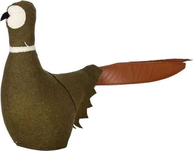 Deurstopper Fazant vilt groen - bruin