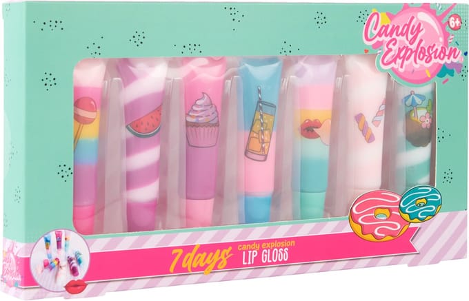 Candy Explosion - Lipgloss Swirl, 7 st.
