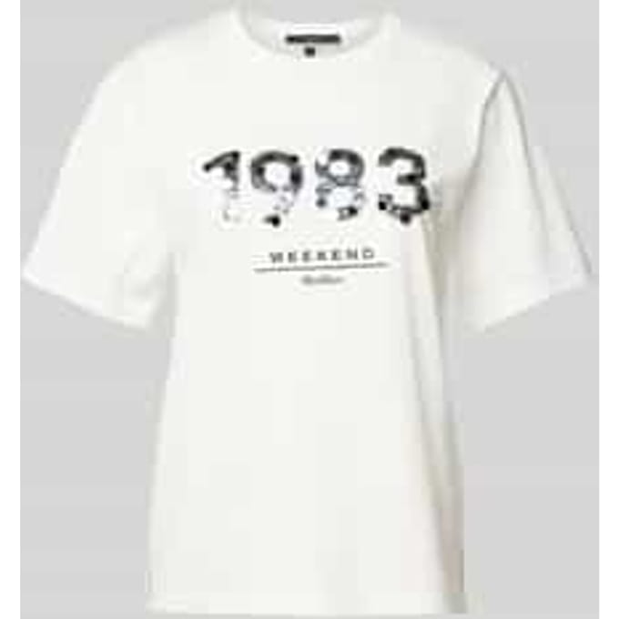 T-shirt met ronde hals, model 'CABINA'