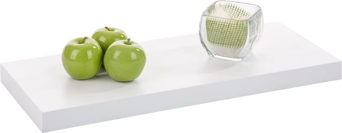 Zwevende wandplank - wandtablet 60x23.5x3.8cm wit