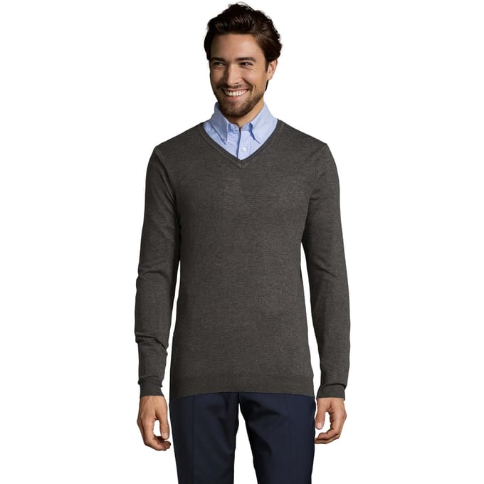 SOLS Heren Glory Sweater Top (Houtskoolmelange)