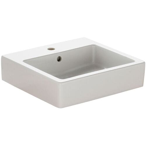 Duravit Vero Wastafel - met kraangat - met overloop - 50x47cm - wit