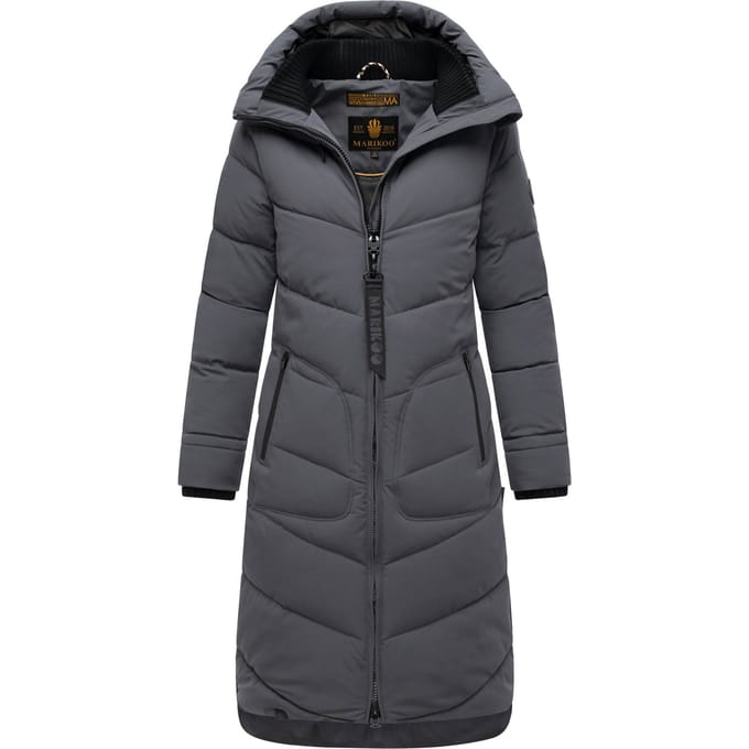 Marikoo Benikoo dames winterjas – lang, warm & stijlvol