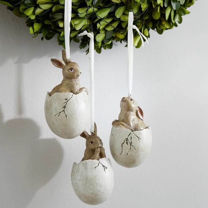 LOBERON Hanger set van 3 Marlin antiekwit
