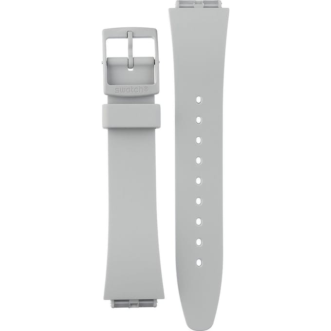 Swatch Plastic - What If - Square - SO34 ASO34M700 What If... Grey? Horlogeband