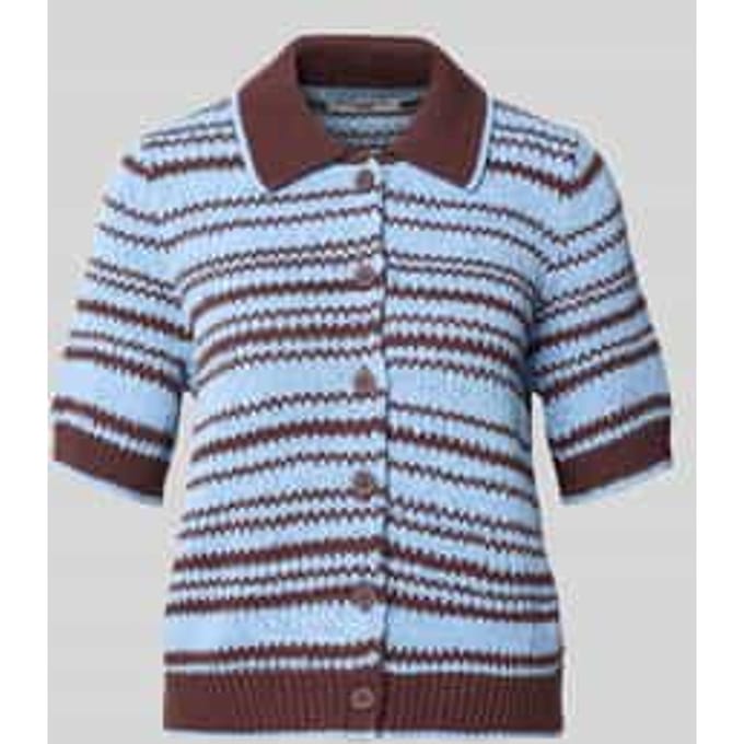 boxy fit gebreid jack van katoenmix