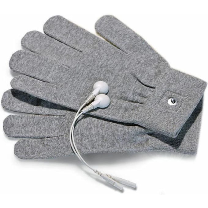 Mystim Magic Gloves - Vibrerende Handschoenen - Grijs