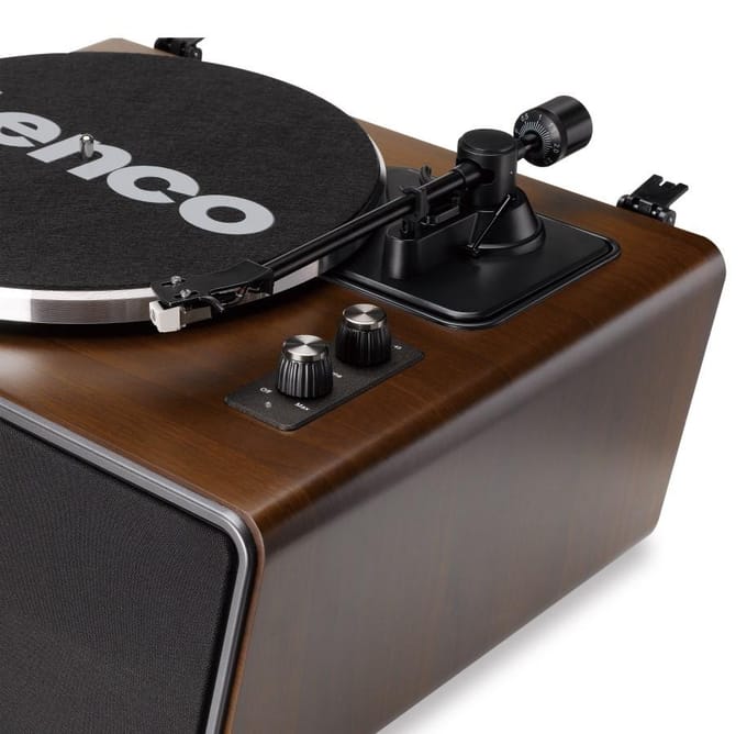 Lenco Platenspeler met Bluetooth - 4 ingebouwde Speakers 70W RMS - Lenco Expertise lijn - LS-470WA - Bruin