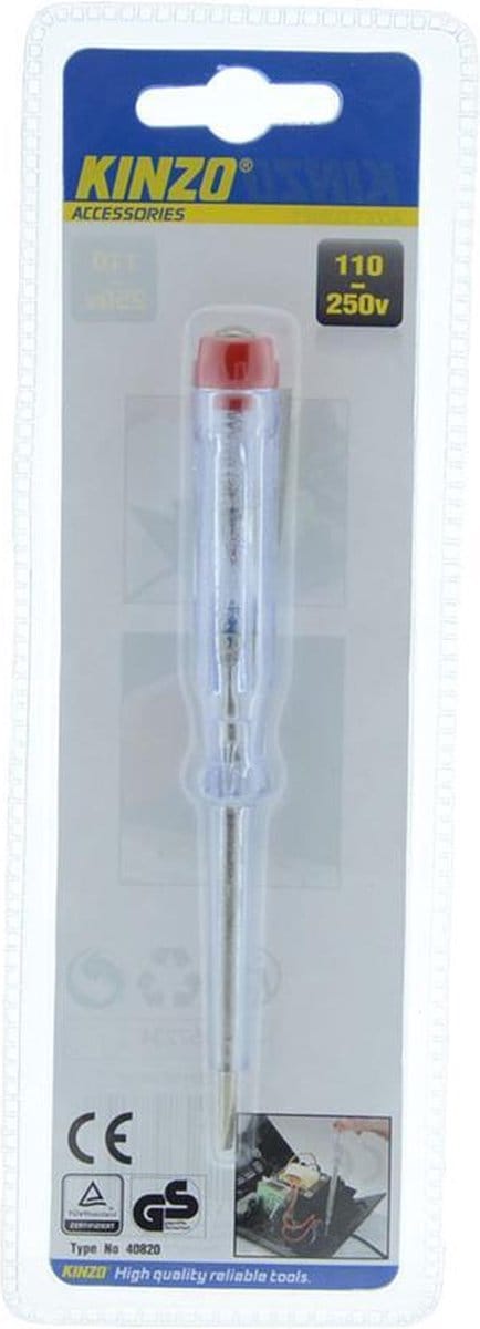 Kinzo Voltagetester 110-250 Volt | 14 cm