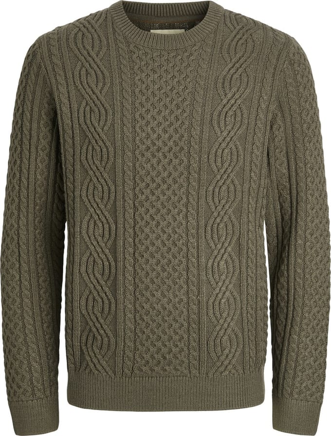JACK&JONES - JPRBLUSEAN KNIT CABLE CREW NECK SN - Heren - Gebreide truien