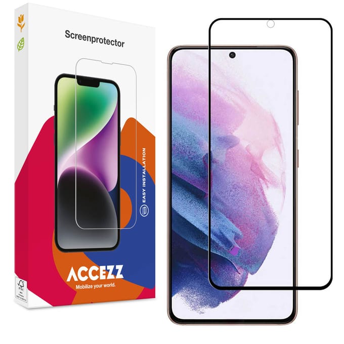 Accezz Screen Protector - Geschikt voor Samsung Galaxy S22 Plus / S23 Plus - Gehard Glass Full Cover