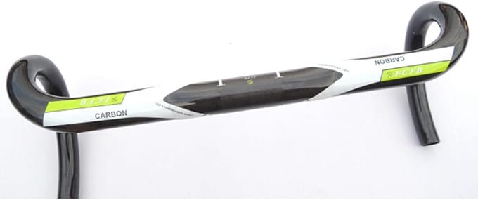 Racefiets Stuur - Bicycle Handlebar - Comfortabel Fietsen - Ergonomisch Ontwerp - 400mm - Groen