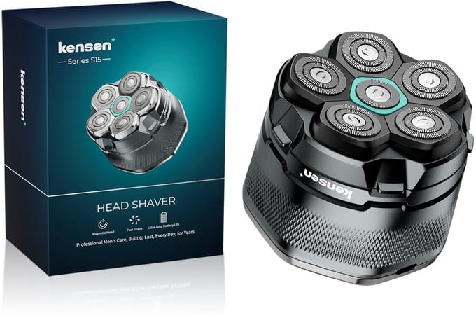 Jensaro Elektrisch Scheerapparaat Mannen - 6D Hoofdscheerapparaat - Head Shaver - Waterdichte Baardtrimmer Met LED Display