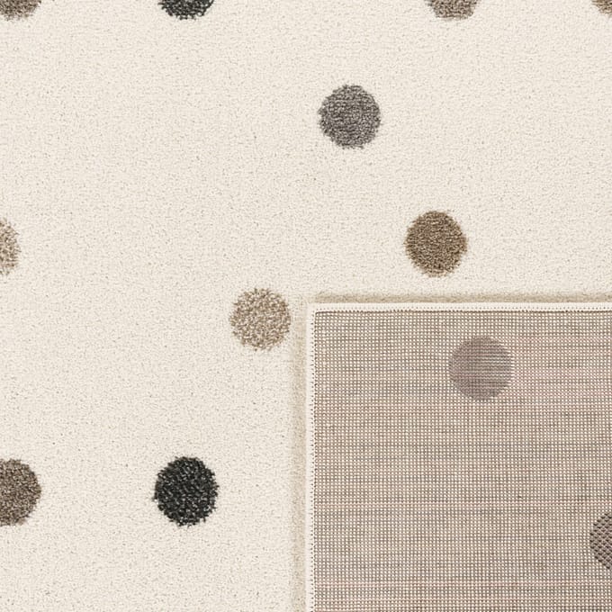 Kindertapijt Ninique beige 133 cm vierkant