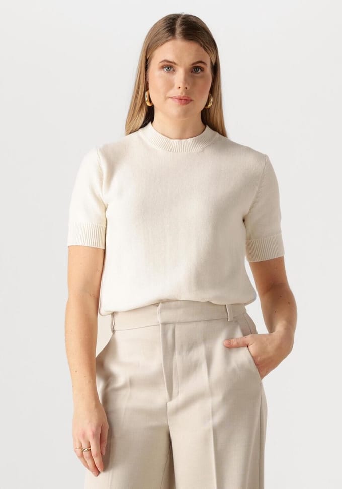 INWEAR Naasuiw Pullover Tops & T-shirts Dames - Shirt - Gebroken wit - Maat L