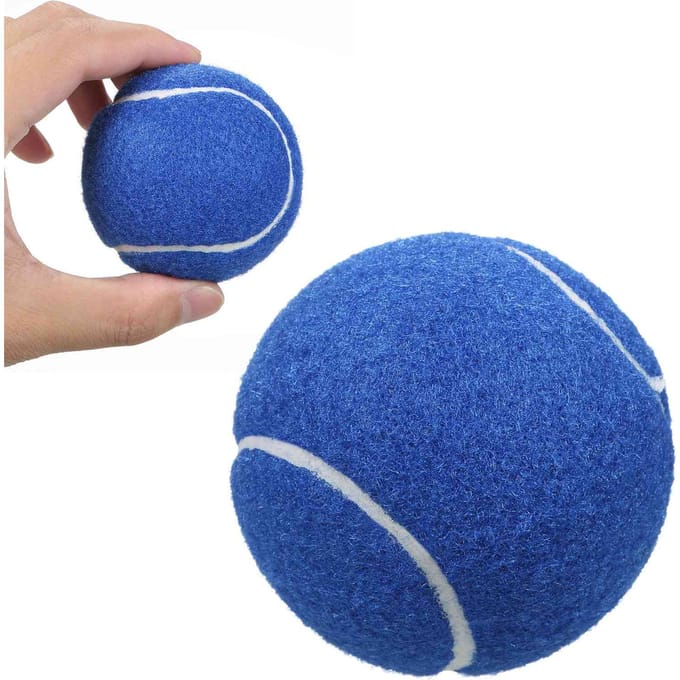 12 pakjes drukmatching- en trainingstennisballen blauw