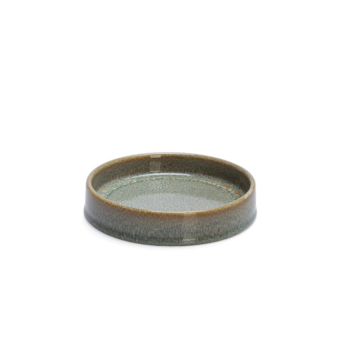 Designed by Lotte Eetbak Jace - Voerbak - Drinkbak - Kat - Keramiek - Groen - 15 cm - 300 ml