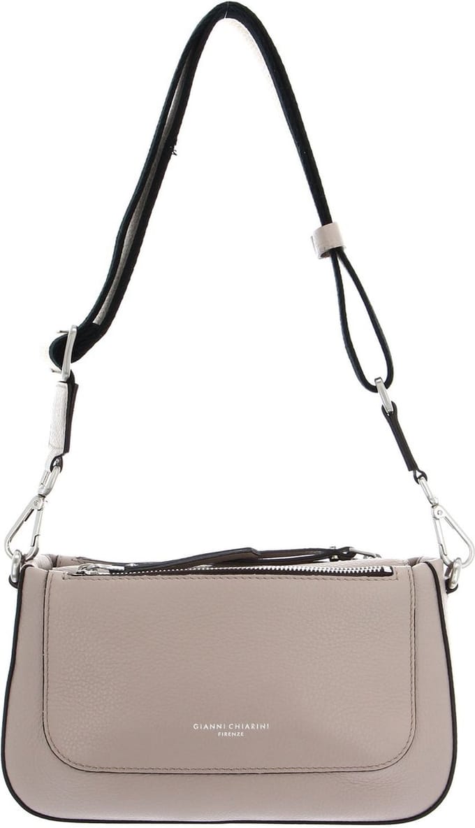 GIANNI CHIARINI Schoudertas Ally Crossbody Bag Satin Beige