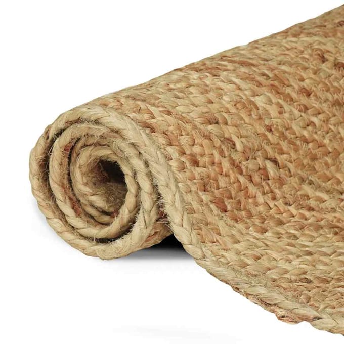 vidaXL - Vloerkleden - Naturel - 80 - x - 200 - cm - Jute