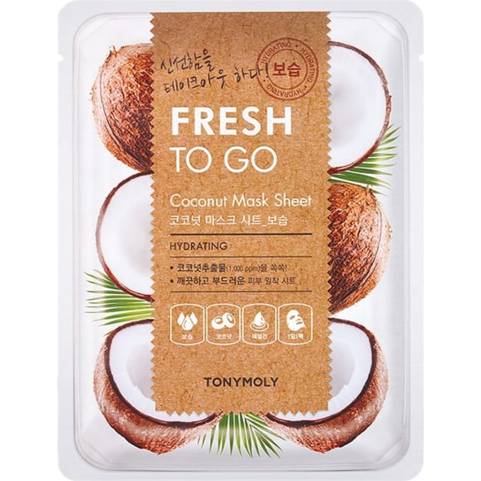 TONYMOLY - Fresh To Go Mask Sheet - COCONUT - 1stuk