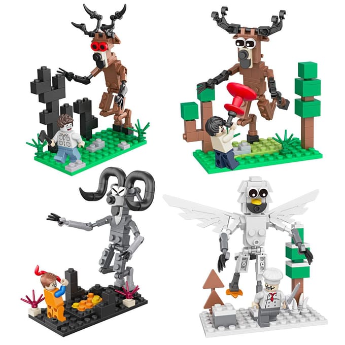 Nieuwe 99 Nachten In Het Bos Hert Bouwstenen Set Assemblage Speelgoed Halloween Cadeau