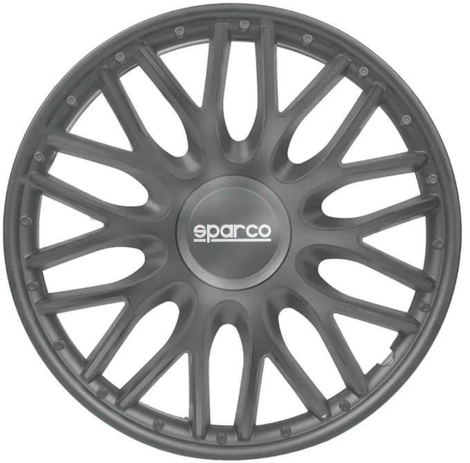 Sparco Wieldoppen Roma 16 inch Grijs - 4 stuks