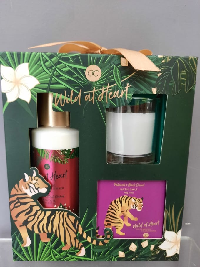 Wild At Heart Set - Gift Set Koupelové Péče V Dárkovém Boxu
