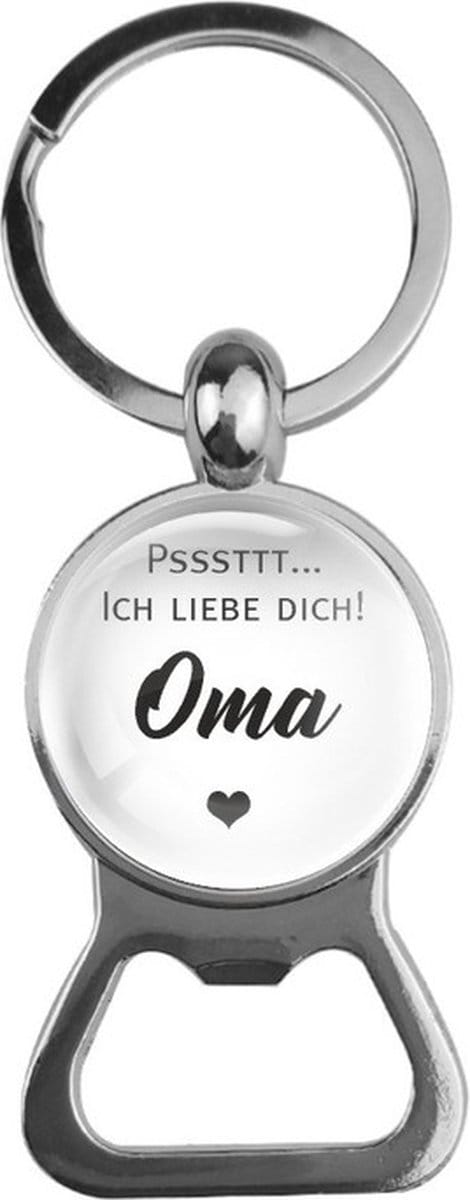 Bieropener Glas - Ich Liebe Dich Oma