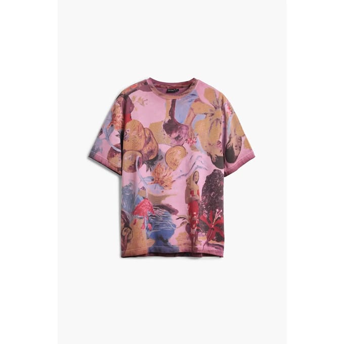 Bedrukt T-shirt Desigual GAU