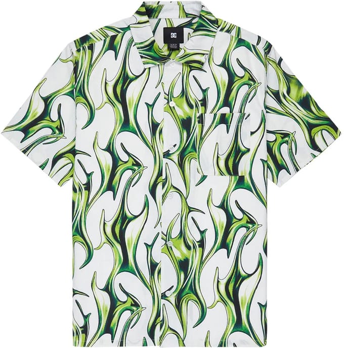 Dc Shoes Full On Resort Overhemd Met Korte Mouwen Wit L Man