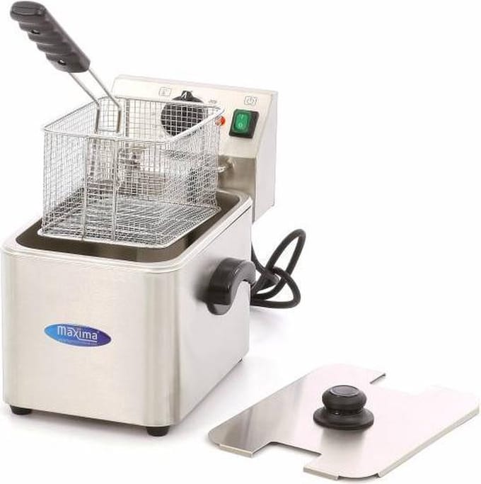 Frituurpan - 4 L - 1 Mand - tot 1 Kg Frites