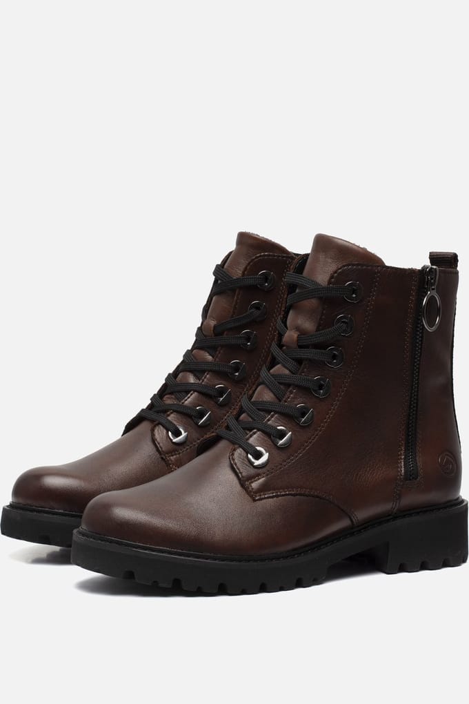 Remonte -Dames - cognac/caramel - bottines - maat 38