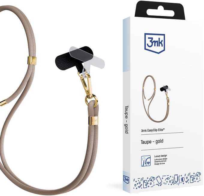 3Mk Easyclip Elite Telefoonhanger Goud Voor Iphone 12 13 14