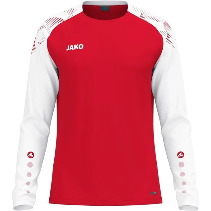 Jako Sonic Longsleeve Heren - Rood / Wit | Maat: M