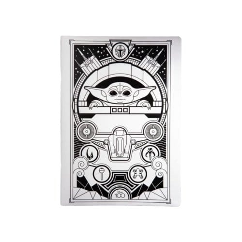 Disney 100 black collection mickey - schrift a4 60 pagina's, gelinieerd