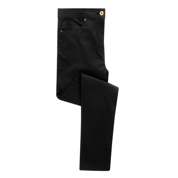 Premier Vrouwen/dames Performance Chinos (Zwart)