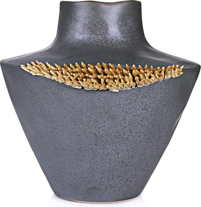 OHNO - Woonaccessoires - Salta Vaas - Zwart