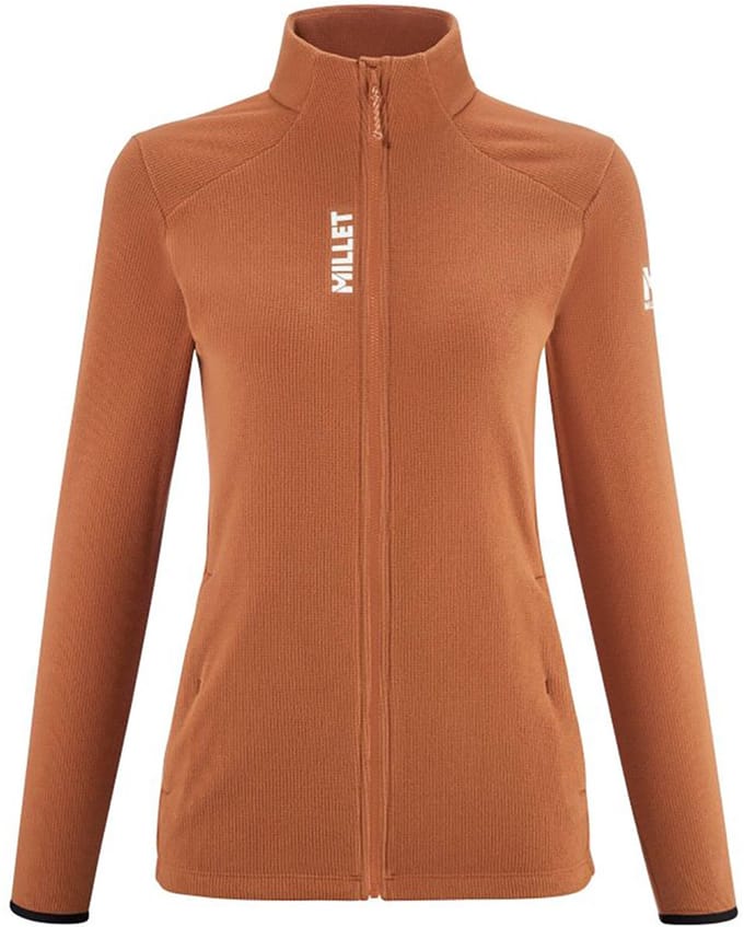 Millet Ubic Lightgrid Fleece Met Volledige Rits Bruin S Vrouw