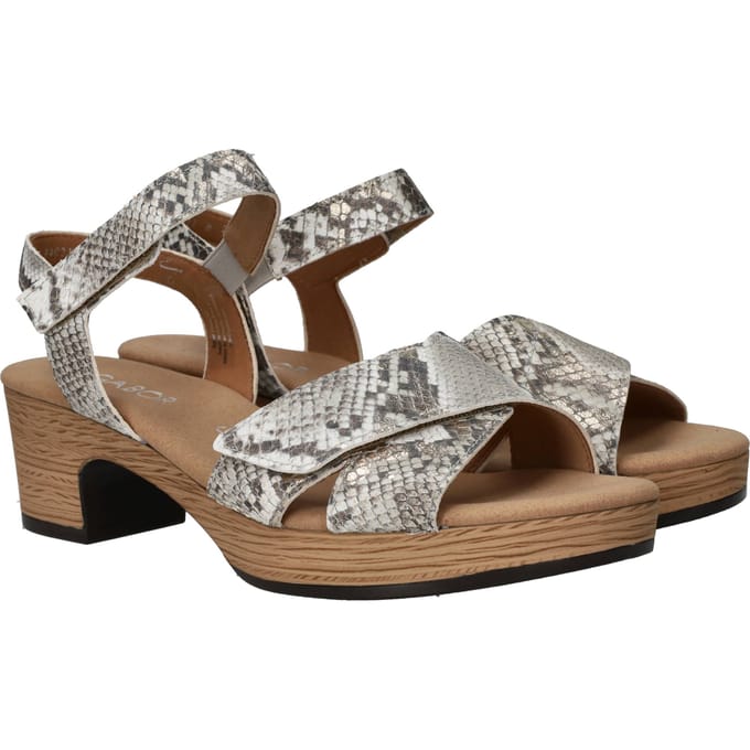 Gabor Sandalettes - Dames - Grijs - Maat:38
