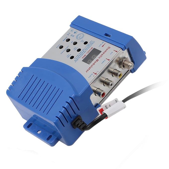 RF Modulator Multifunctioneel RHF UHF AV naar RF Huishoudelijke Modulator voor Videogameconsole EU Stekker EU Plug