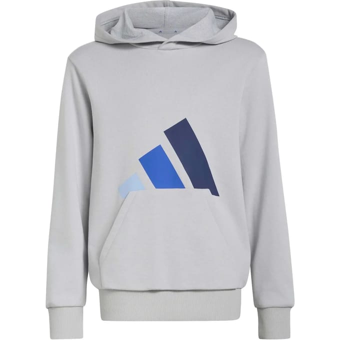 Adidas Essentials Hoodie Grijs 7-8 Years Kinderen